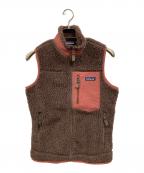 Patagoniaパタゴニア）の古着「フリースベスト/パタゴニア/STY23083FA21」｜ブラウン×ピンク