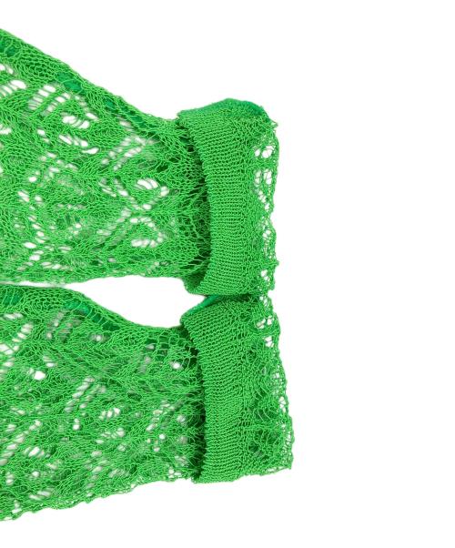 TAN（タン）TAN (タン) Studious別注 レースアンドニットペアトップス/タン/TN21STOO1 グリーン サイズ:Freeの古着・服飾アイテム