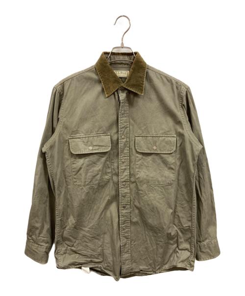 L.L.Bean（エルエルビーン）L.L.Bean (エルエルビーン) ワークシャツ/エルエルビーン/USA製 オリーブ サイズ:Ｍの古着・服飾アイテム