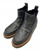 ZUCCAズッカ）の古着「サイドゴアローファーシューズ/ズッカ」｜ブラック