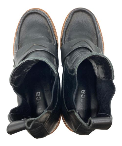 ZUCCA（ズッカ）ZUCCA (ズッカ) サイドゴアローファーシューズ/ズッカ ブラック サイズ:Ｍの古着・服飾アイテム