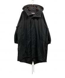 journal standard luxe（ジャーナルスタンダード ラックス）の古着「CORDURA OX モッズフレアーコート/ジャーナルスタンダード ラックス/20020440200010」｜ブラック