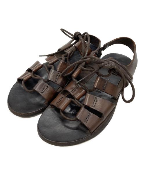 BRADOL（ブラドール）BRADOL (ブラドール) グルカレザーサンダル/ブラドール ブラウン サイズ:23cmの古着・服飾アイテム