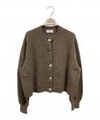 SLOBE IENAスローブ イエナ）の古着「ランダムボタンブークレーカーディガン/スローブ イエナ/21-080-912-9460-4-0」｜ブラウン