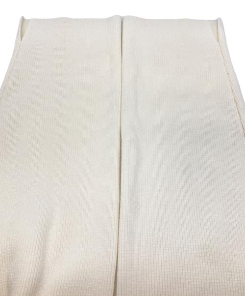 anuans（アニュアンス）anuans (アニュアンス) オリジナルボタンノーカラーニットジャケット/アニュアンス/1523111051-9 ホワイト サイズ:Freeの古着・服飾アイテム