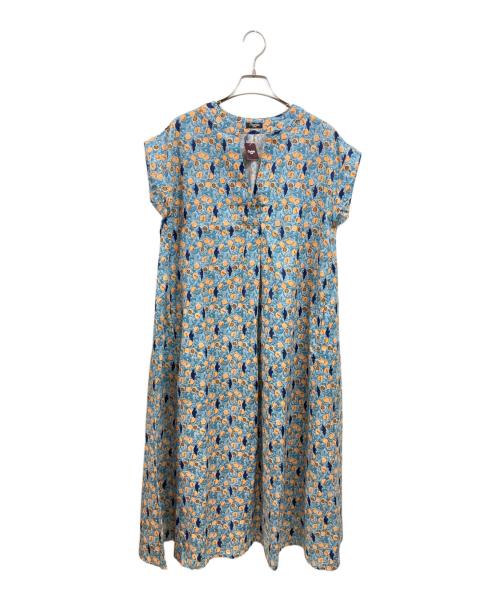 Marble SUD（マーブルシュッド）Marble SUD (マーブルシュッド) ざくろワンピース/マーブルシュッド/03EY002026/金子みすずコラボ ブルー サイズ:Freeの古着・服飾アイテム