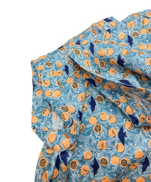 Marble SUD（マーブルシュッド）Marble SUD (マーブルシュッド) ざくろワンピース/マーブルシュッド/03EY002026/金子みすずコラボ ブルー サイズ:Freeの古着・服飾アイテム