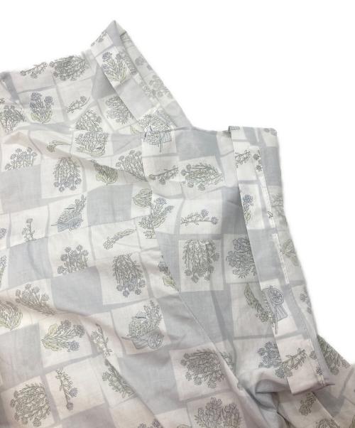 Marble SUD（マーブルシュッド）Marble SUD (マーブルシュッド) 総柄ワンピース ホワイト×ブルー サイズ:freeの古着・服飾アイテム