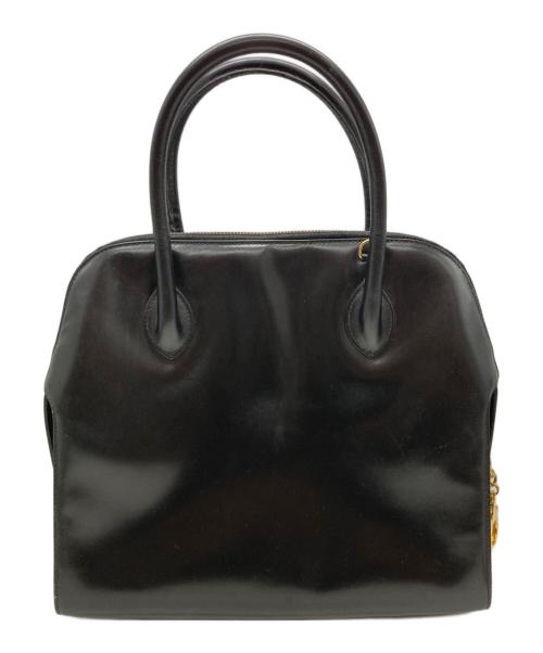 Salvatore Ferragamo（サルヴァトーレ フェラガモ）Salvatore Ferragamo (サルヴァトーレ フェラガモ) レザーハンドバッグ/サルヴァトーレ フェラガモ/AK5644/ガンチーニ ブラックの古着・服飾アイテム