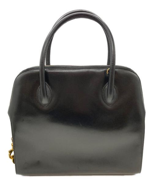 Salvatore Ferragamo（サルヴァトーレ フェラガモ）Salvatore Ferragamo (サルヴァトーレ フェラガモ) レザーハンドバッグ/サルヴァトーレ フェラガモ/AK5644/ガンチーニ ブラックの古着・服飾アイテム