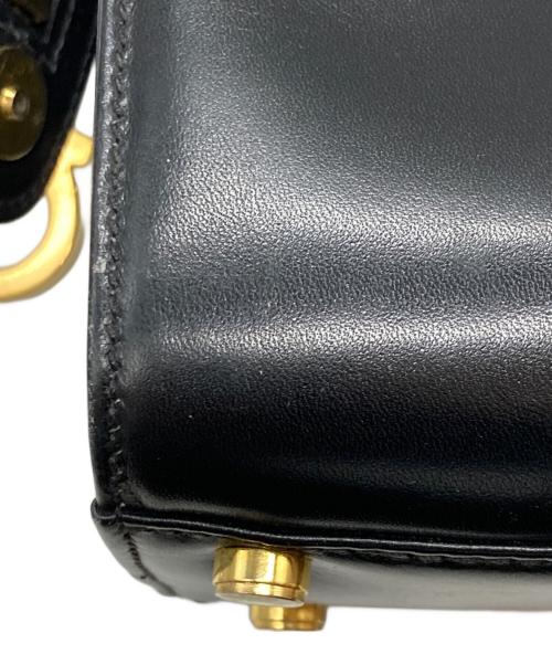 Salvatore Ferragamo（サルヴァトーレ フェラガモ）Salvatore Ferragamo (サルヴァトーレ フェラガモ) レザーハンドバッグ/サルヴァトーレ フェラガモ/AK5644/ガンチーニ ブラックの古着・服飾アイテム