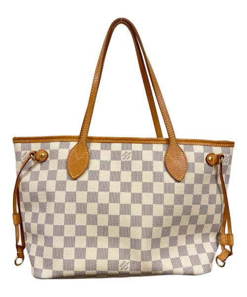 LOUIS VUITTON（ルイ ヴィトン）LOUIS VUITTON (ルイ ヴィトン) トートバッグ/ルイ ヴィトン/N51110/ダミエ・アズール/ネヴァーフルPM/AR1165 ホワイト×ネイビーの古着・服飾アイテム