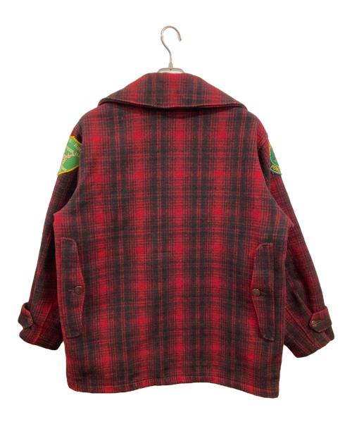 WOOLRICH（ウールリッチ）WOOLRICH (ウールリッチ) チェックジャケット/ウールリッチ レッド サイズ:42の古着・服飾アイテム