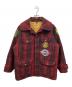 WOOLRICH（ウールリッチ）の古着「チェックジャケット/ウールリッチ」｜レッド