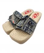 DIESELディーゼル）の古着「D-IBIZA サンダル/ディーゼル/Y03568 P8100 HA378」｜ベージュ×インディゴ