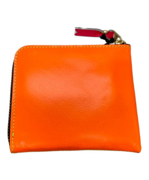 COMME des GARCONS（コムデギャルソン）COMME des GARCONS (コムデギャルソン) 2つ折り財布 オレンジ×イエローの古着・服飾アイテム