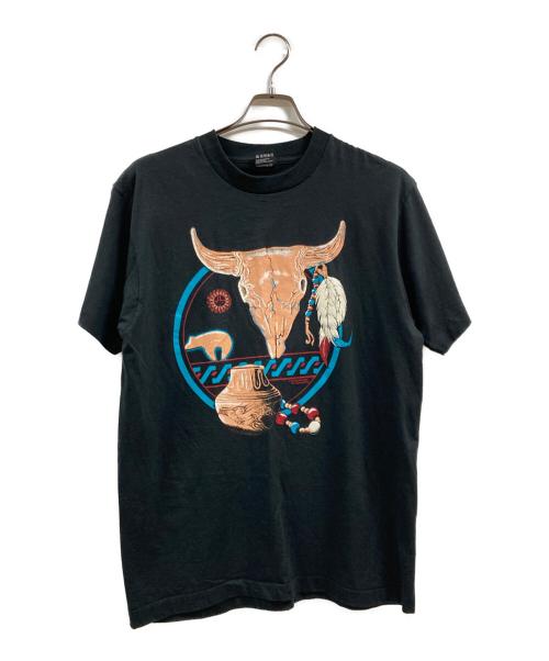 FRUIT OF THE LOOM（フルーツオブザルーム）FRUIT OF THE LOOM (フルーツオブザルーム) プリントTシャツ ブラック サイズ:Lの古着・服飾アイテム