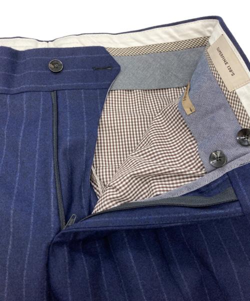 CARUSO（カルーゾ）CARUSO (カルーゾ) 130's スーパーファインメリノウールスラックス/カルーゾ/503557-0130 ネイビー サイズ:44の古着・服飾アイテム