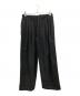 MARKAWARE（マーカウェア）の古着「TRIPLE PLEATED WIDE TROUSERS/マーカウェア/ステュディオス/A25E34PT01C/25SS 別注」｜ブラック