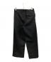 MARKAWARE (マーカウェア) STUDIOUS (ステュディオス) TRIPLE PLEATED WIDE TROUSERS/マーカウェア/ステュディオス/A25E34PT01C/25SS 別注 ブラック サイズ:1：17000円
