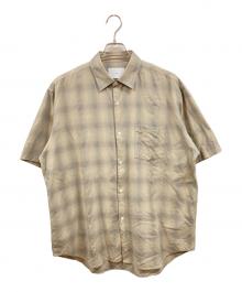 ssstein（シュタイン）の古着「C/R Check Oversized S/S Shirt/シュタイン/ST.11661」｜ベージュ