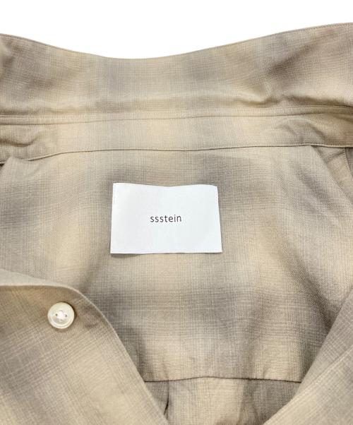 ssstein（シュタイン）ssstein (シュタイン) C/R Check Oversized S/S Shirt/シュタイン/ST.11661 ベージュ サイズ:Ｍの古着・服飾アイテム