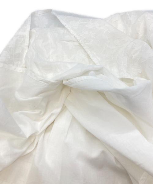 JOURNAL STANDARD relume（ジャーナルスタンダード レリューム）JOURNAL STANDARD relume (ジャーナルスタンダード レリューム) コットンジャガードフレアワンピース/ジャーナルスタンダード レリューム/24040462106110 ホワイト サイズ:Freeの古着・服飾アイテム