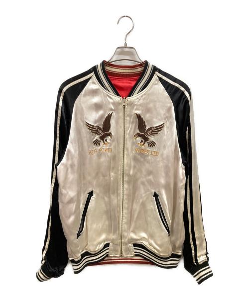 AVIREX（アヴィレックス）AVIREX (アヴィレックス) リバーシブル スーベニアジャケット/アヴィレックス/6162149 ホワイト×レッド サイズ:2XLの古着・服飾アイテム