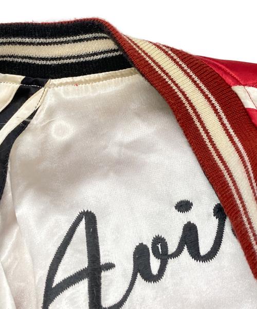 AVIREX（アヴィレックス）AVIREX (アヴィレックス) リバーシブル スーベニアジャケット/アヴィレックス/6162149 ホワイト×レッド サイズ:2XLの古着・服飾アイテム