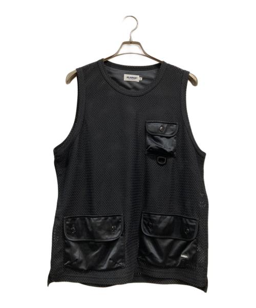 X-LARGE（エクストララージ）X-LARGE (エクストララージ) メッシュベスト ブラック サイズ:XLの古着・服飾アイテム