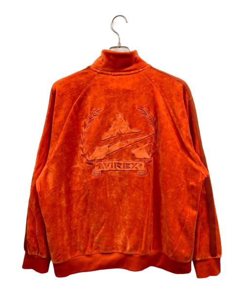 AVIREX（アヴィレックス）AVIREX (アヴィレックス) VELOUR TRACK JACKET/アヴィレックス/783-3230054 オレンジ サイズ:XLの古着・服飾アイテム