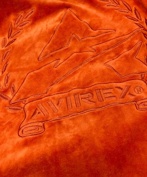 AVIREX（アヴィレックス）AVIREX (アヴィレックス) VELOUR TRACK JACKET/アヴィレックス/783-3230054 オレンジ サイズ:XLの古着・服飾アイテム