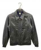 Ron Hermanロンハーマン）の古着「ラムレザージャケット/ロンハーマン/512040047-1071」｜ブラック