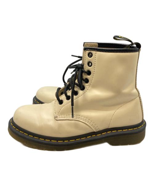 Dr.Martens（ドクターマーチン）Dr.Martens (ドクターマーチン) 8ホールブーツ/ドクターマーチン ベージュ サイズ:UK6の古着・服飾アイテム
