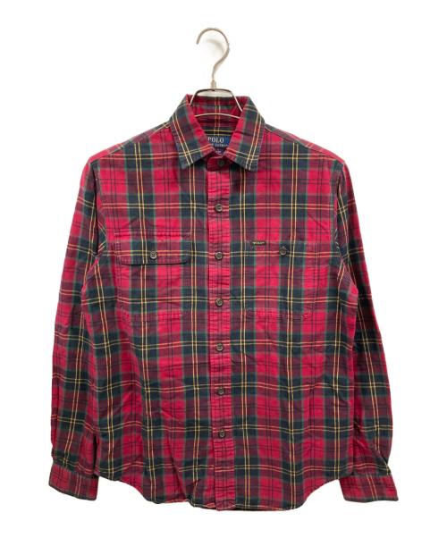 POLO RALPH LAUREN（ポロ・ラルフローレン）POLO RALPH LAUREN (ポロ・ラルフローレン) チェックシャツ/ポロ・ラルフローレン レッド×グリーン サイズ:Sの古着・服飾アイテム