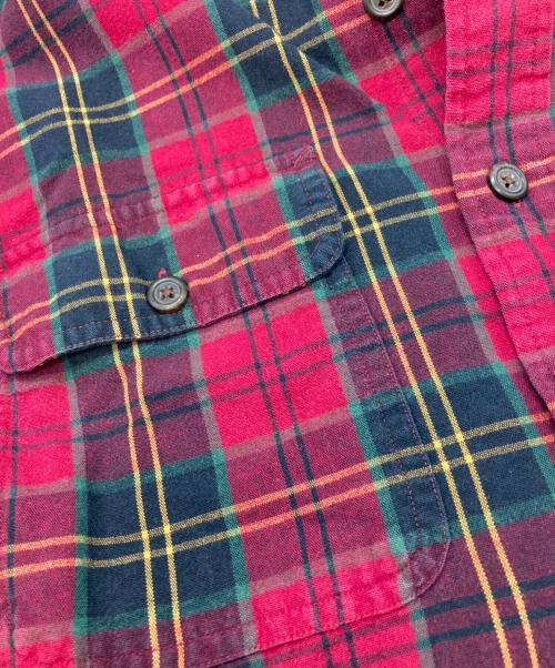 POLO RALPH LAUREN（ポロ・ラルフローレン）POLO RALPH LAUREN (ポロ・ラルフローレン) チェックシャツ/ポロ・ラルフローレン レッド×グリーン サイズ:Sの古着・服飾アイテム