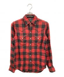 POLO COUNTRY（ポロカントリー）の古着「バッファローチェック ウェスタンネルシャツ/ポロカントリー/7107658900」｜レッド×ブラック