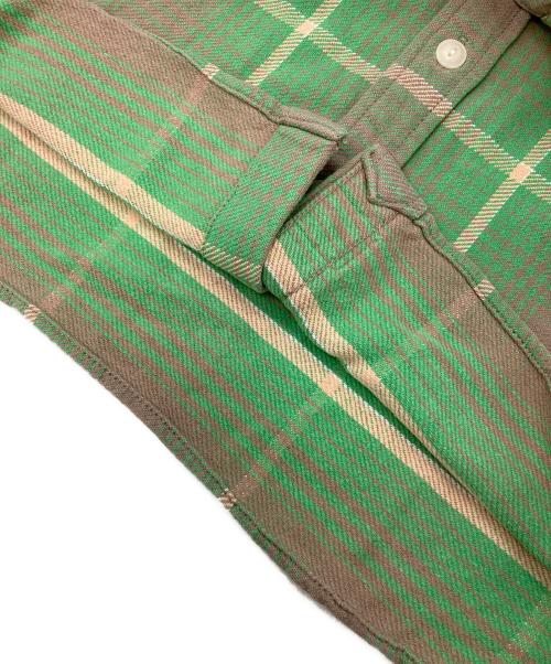 POLO COUNTRY（ポロカントリー）POLO COUNTRY (ポロカントリー) Element Big Fit Plaid Workshirt/ポロカントリー/ラルフローレン グリーン サイズ:Sの古着・服飾アイテム