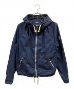 POLO RALPH LAURENポロ・ラルフローレン）の古着「ガーメントダイツイルフーデットジャケット」｜ネイビー