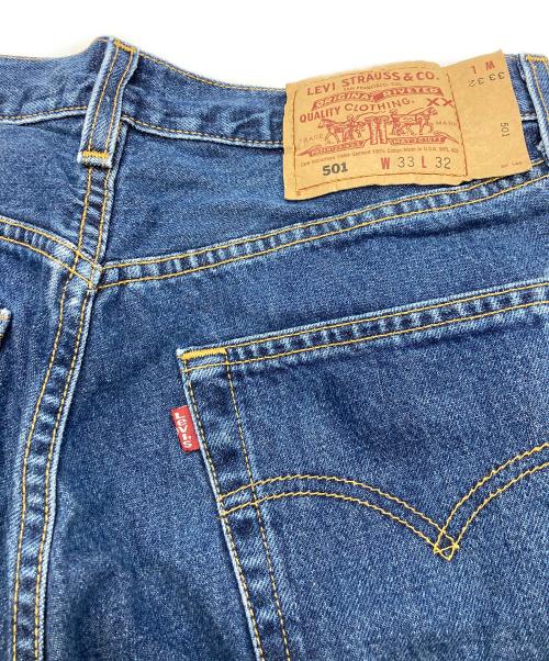 LEVI'S（リーバイス）LEVI'S (リーバイス) 501デニムパンツ/リーバイス/ボタン裏553 不均等V サンベニート工場 USA製 インディゴ サイズ: 33/32の古着・服飾アイテム