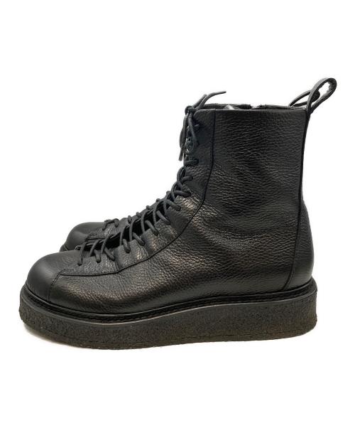 EMPORIO ARMANI（エンポリオアルマーニ）EMPORIO ARMANI (エンポリオアルマーニ) ブーツ/エンポリオアルマーニ/X4M361 ブラック サイズ:10の古着・服飾アイテム