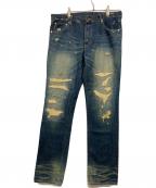 SWG BLACK PLATINUMスワッガー ブラックプラチナム）の古着「デニムパンツ」｜ネイビー