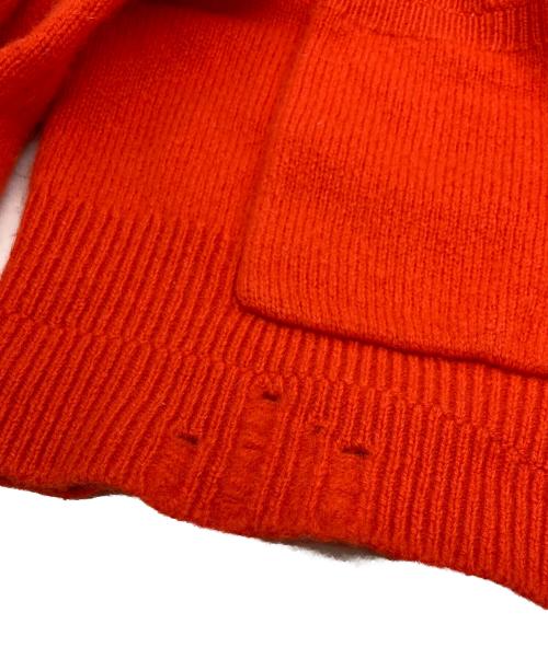 DIESEL（ディーゼル）DIESEL (ディーゼル) M-LOUISIANA刺繍ニットカーディガン レッド サイズ:XXSの古着・服飾アイテム