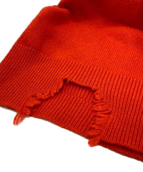 DIESEL（ディーゼル）DIESEL (ディーゼル) M-LOUISIANA刺繍ニットカーディガン レッド サイズ:XXSの古着・服飾アイテム