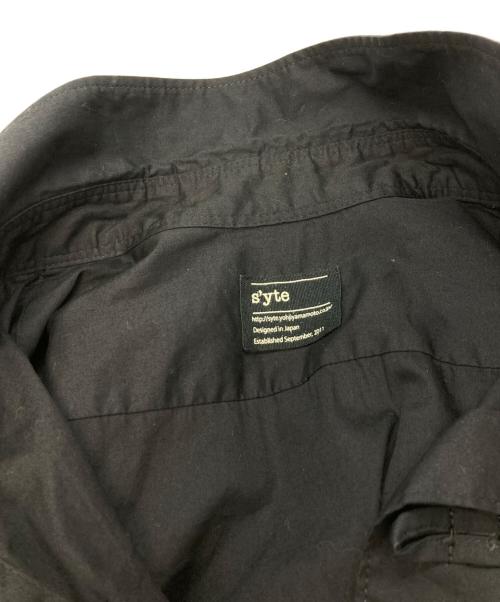 s'yte Yohji Yamamoto（サイト ヨウジヤマモト）s'yte Yohji Yamamoto (サイト ヨウジヤマモト) シャツワンピース/サイト ヨウジヤマモト/UK-B33-030 ブラック サイズ:Ｍの古着・服飾アイテム