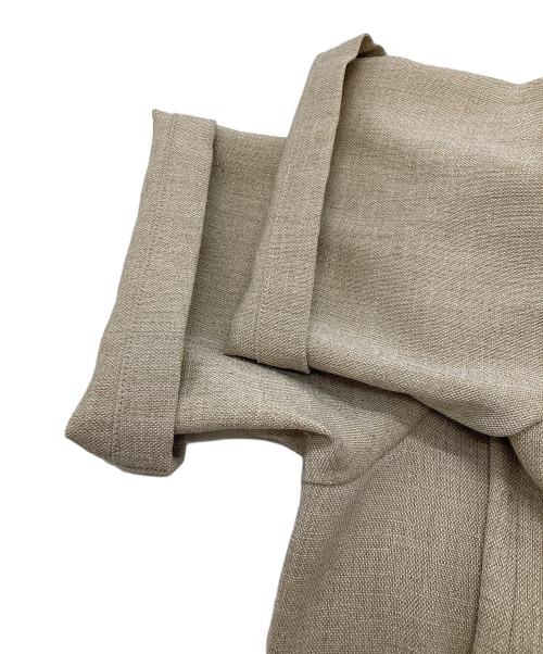 INEDCLARO（イネドクラロ）INEDCLARO (イネドクラロ) 半袖ジャケット ベージュ サイズ:FREEの古着・服飾アイテム