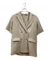 INEDCLARO（イネドクラロ）の古着「半袖ジャケット」｜ベージュ