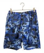 F.C.R.B.エフシーレアルブリストル）の古着「CAMOUFLAGE PRACTICE SHORTS」｜ブルー