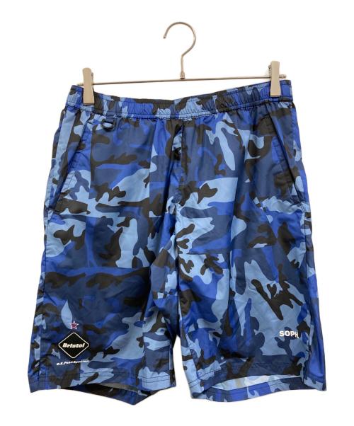 F.C.R.B.（エフシーレアルブリストル）F.C.R.B. (エフシーレアルブリストル) CAMOUFLAGE PRACTICE SHORTS ブルー サイズ:Ｍの古着・服飾アイテム