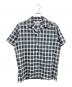 WACKO MARIA（ワコマリア）の古着「オープンカラーチェックシャツ/ワコマリア」｜ホワイト×ブルー
